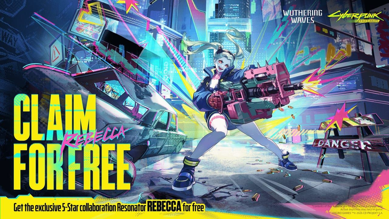 Wuthering Waves collab characters Lucy and Rebecca artwork