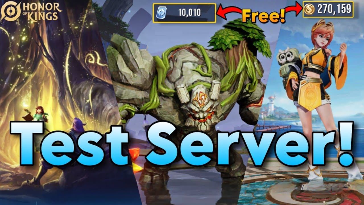 Honor of Kings official test server access interface