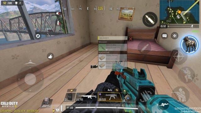 Tableau d'allocation des munitions de PUBG Mobile montrant la distribution optimale de l'inventaire