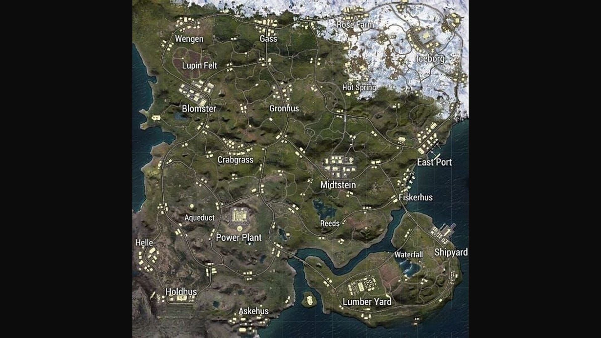 PUBG Mobile Livik tactical map for Top 8 Promotion Matches
