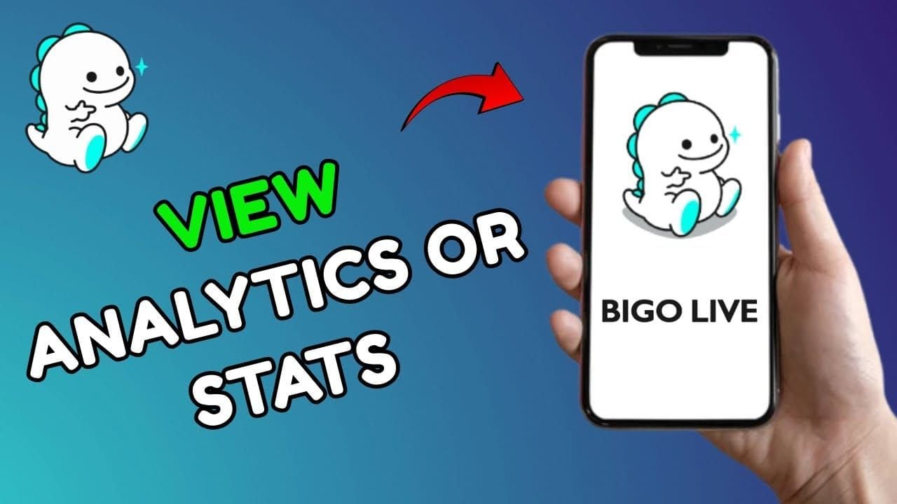 BIGO Live analytics showing Total Views metric and related engagement statistics