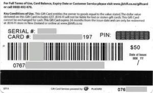 How to recharge JB Hi-Fi Gift Card (NZ)