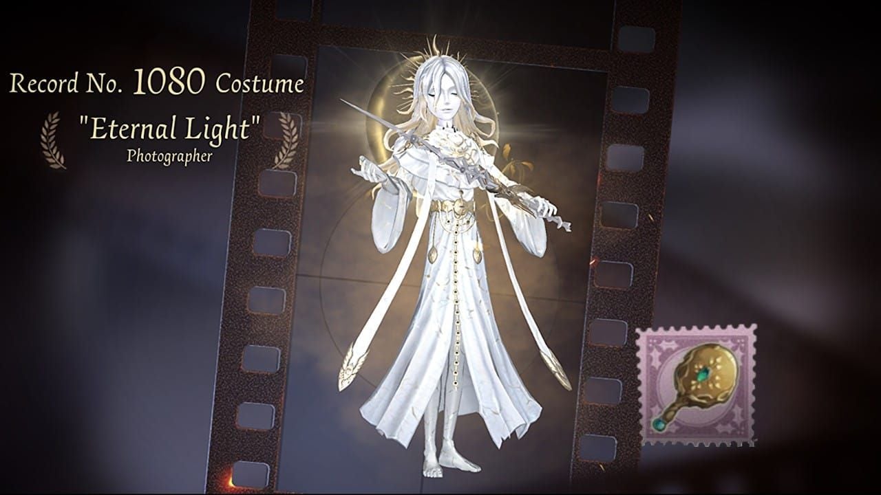 Illustration du skin de rang S Eternal Light pour le Photographe dans Identity V