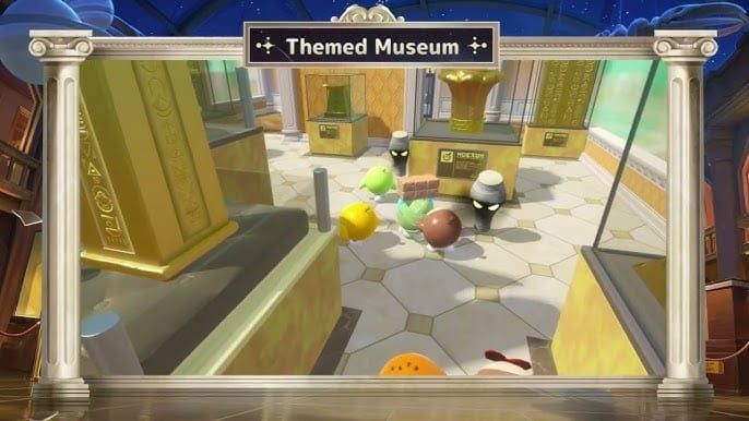 Eggy Party S23 New World Museum map with trigger zones