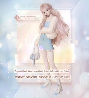 Life Makeover Glimmer Shop interface displaying clothing pieces and coin costs