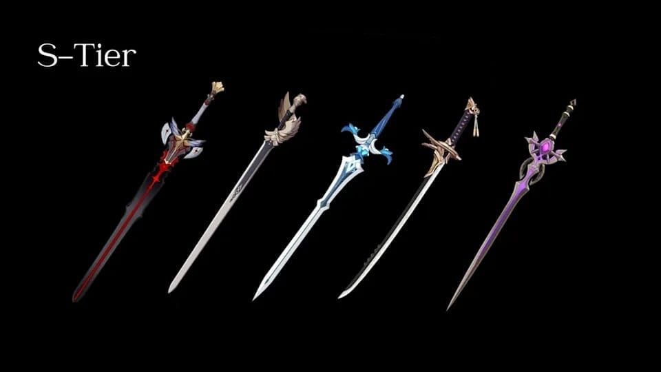 원신 노드-크라이 메인 스토리 퀘스트에서 얻는 4성 검 문위버의 새벽