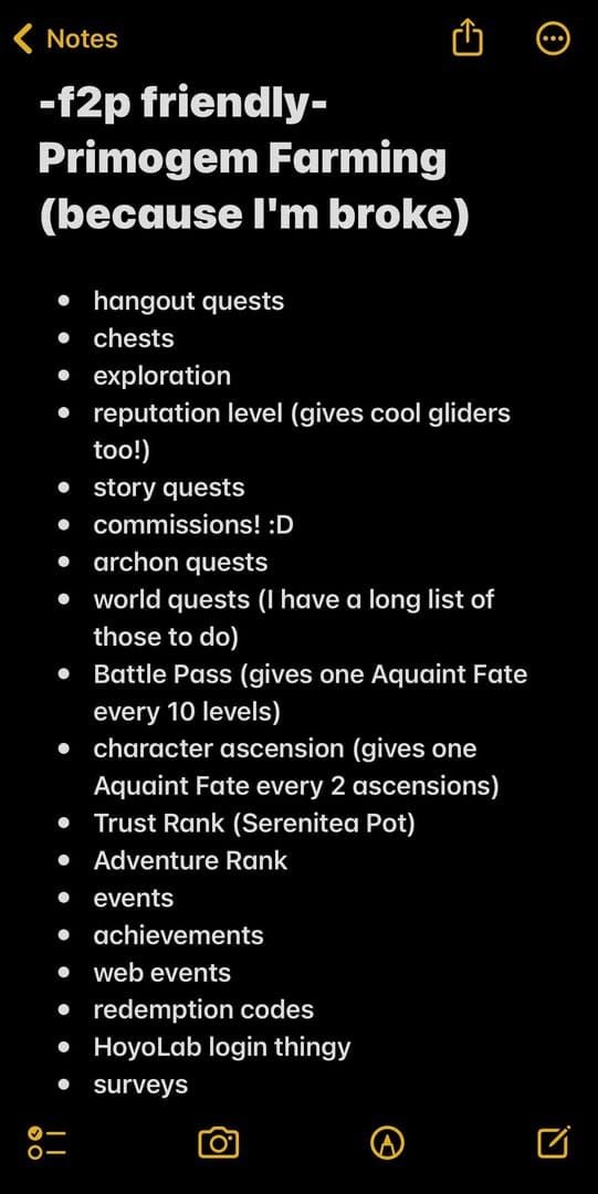 Bagan perbandingan pendapatan Primogem F2P vs light spender Genshin Impact per patch