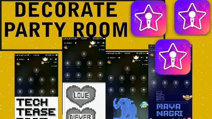 อินเทอร์เฟซพร็อพและของขวัญในห้องปาร์ตี้ StarMaker สำหรับการแสดงที่ดียิ่งขึ้น