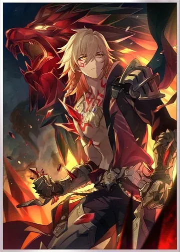 Flame of Blood, Blaze My Path light cone from Honkai Star Rail showing weapon stats and abilities