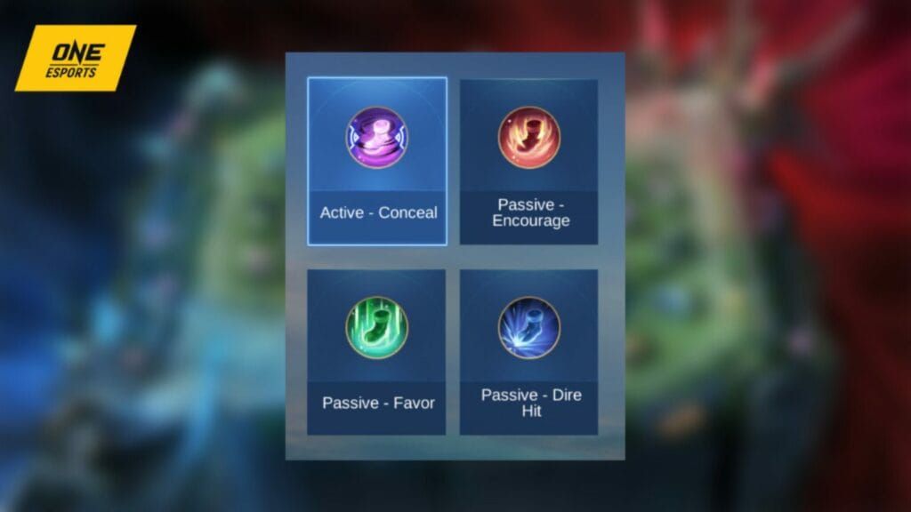 Mobile Legends Bang Bang roamer Devotion passive interface showing gold and experience sharing mechanics
