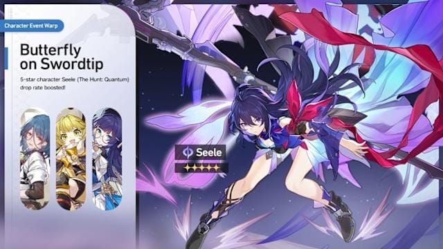 Honkai Star Rail warp interface displaying the gacha system and pity counter