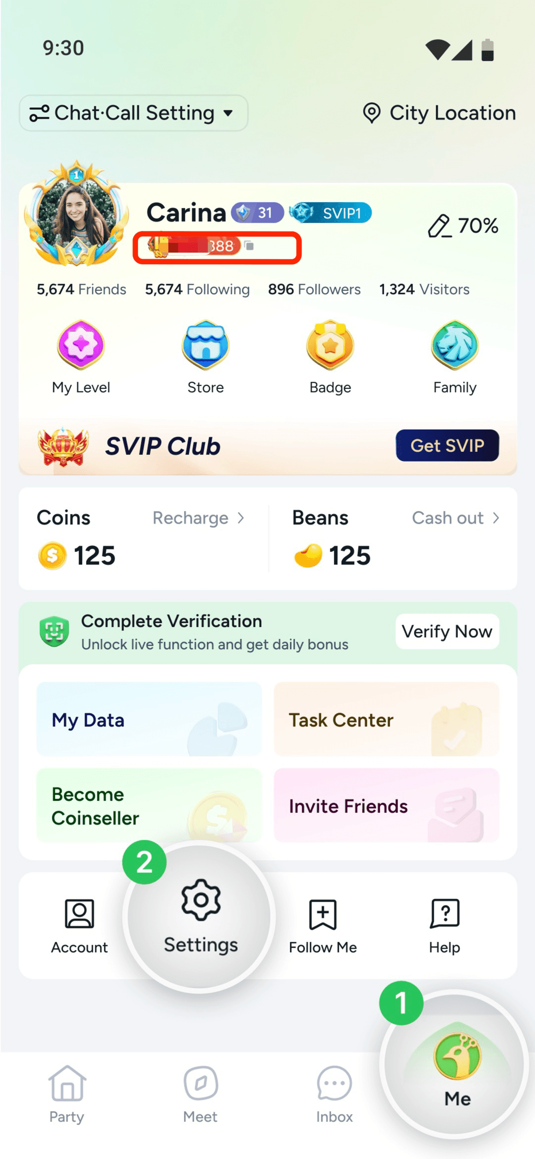 How to recharge Taka Live