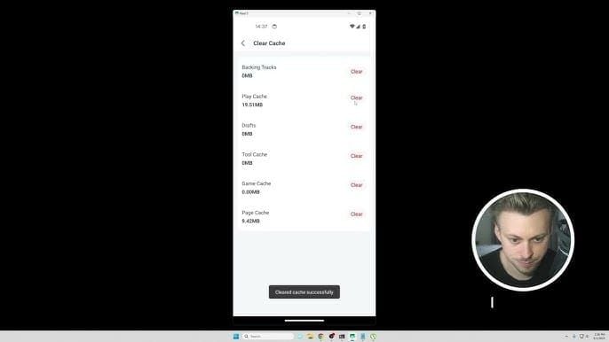 Návod na vymazání mezipaměti aplikace StarMaker v mobilním zařízení