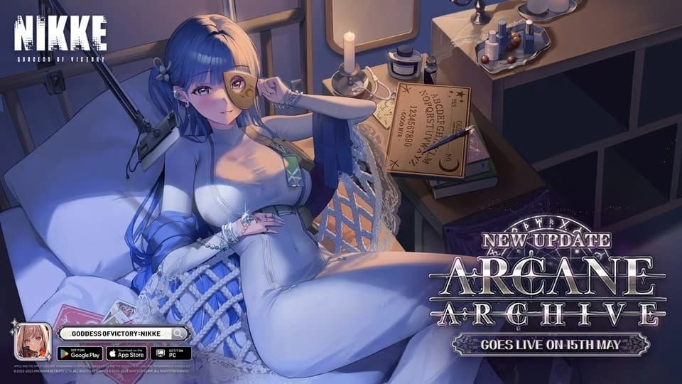 Goddess of Victory NIKKE में Label कैरेक्टर आर्काइव्स इंटरफ़ेस स्किल अनलॉक दिखाते हुए