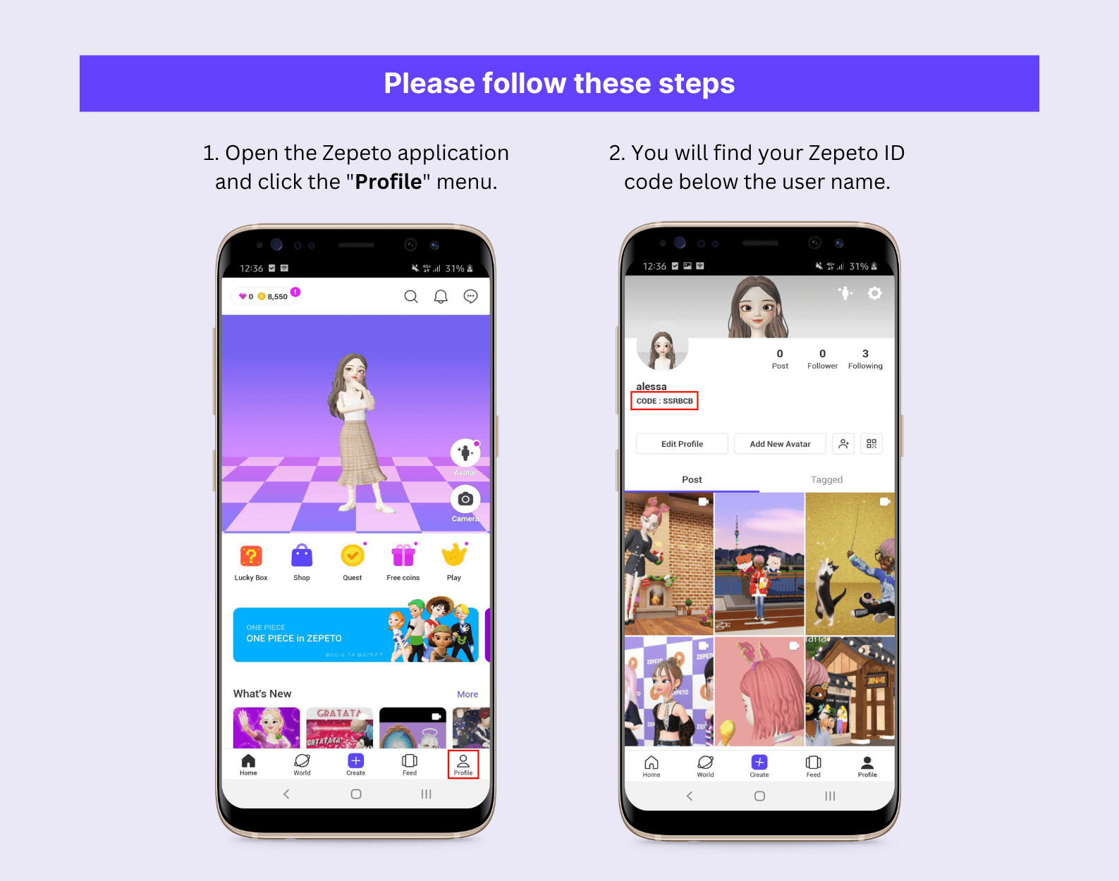 How to recharge ZEPETO ZEMs & Coins