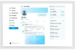Interfaccia di configurazione del profilo host Uplive con Up ID e avatar