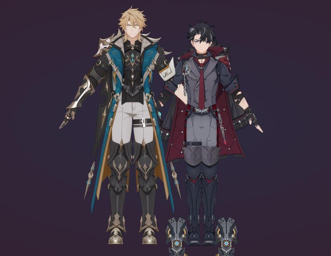 Grafik perbandingan performa DPS Genshin Impact Varka dengan Neuvillette dan Arlecchino