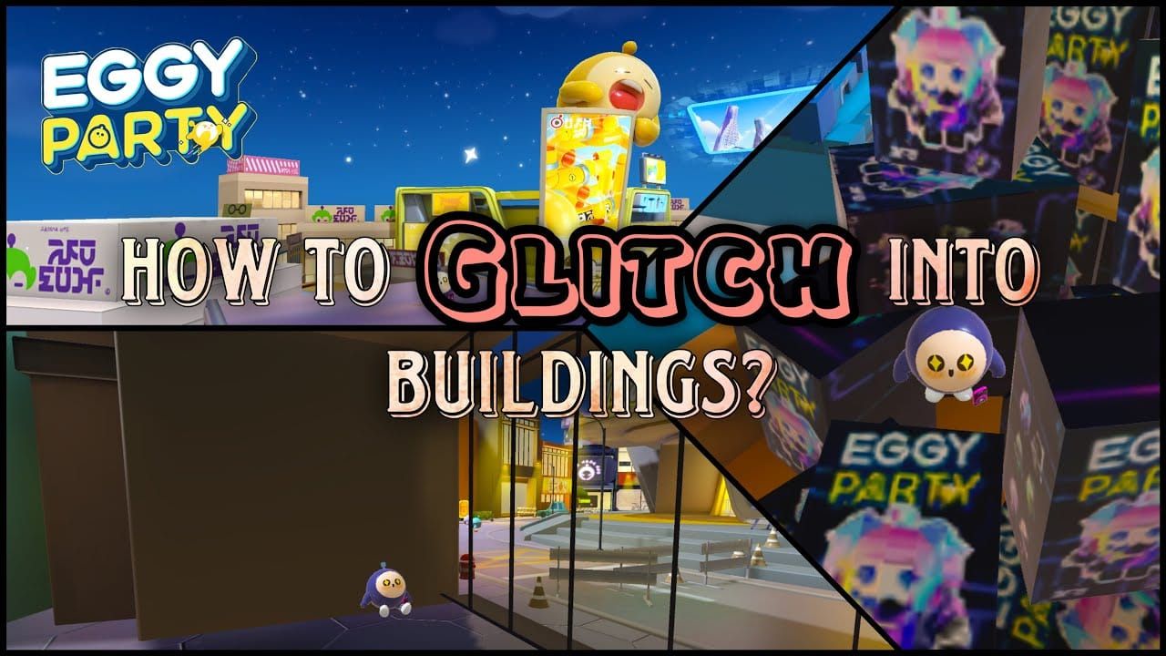 蛋仔派對攀爬模式中成功牆面站立與下滑 Bug 的對比