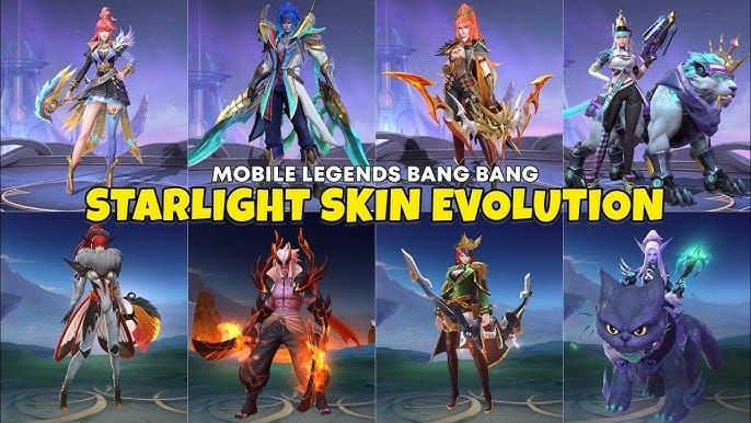 Comparison of Mobile Legends Bang Bang Standard and Premium StarLight Pass rewards