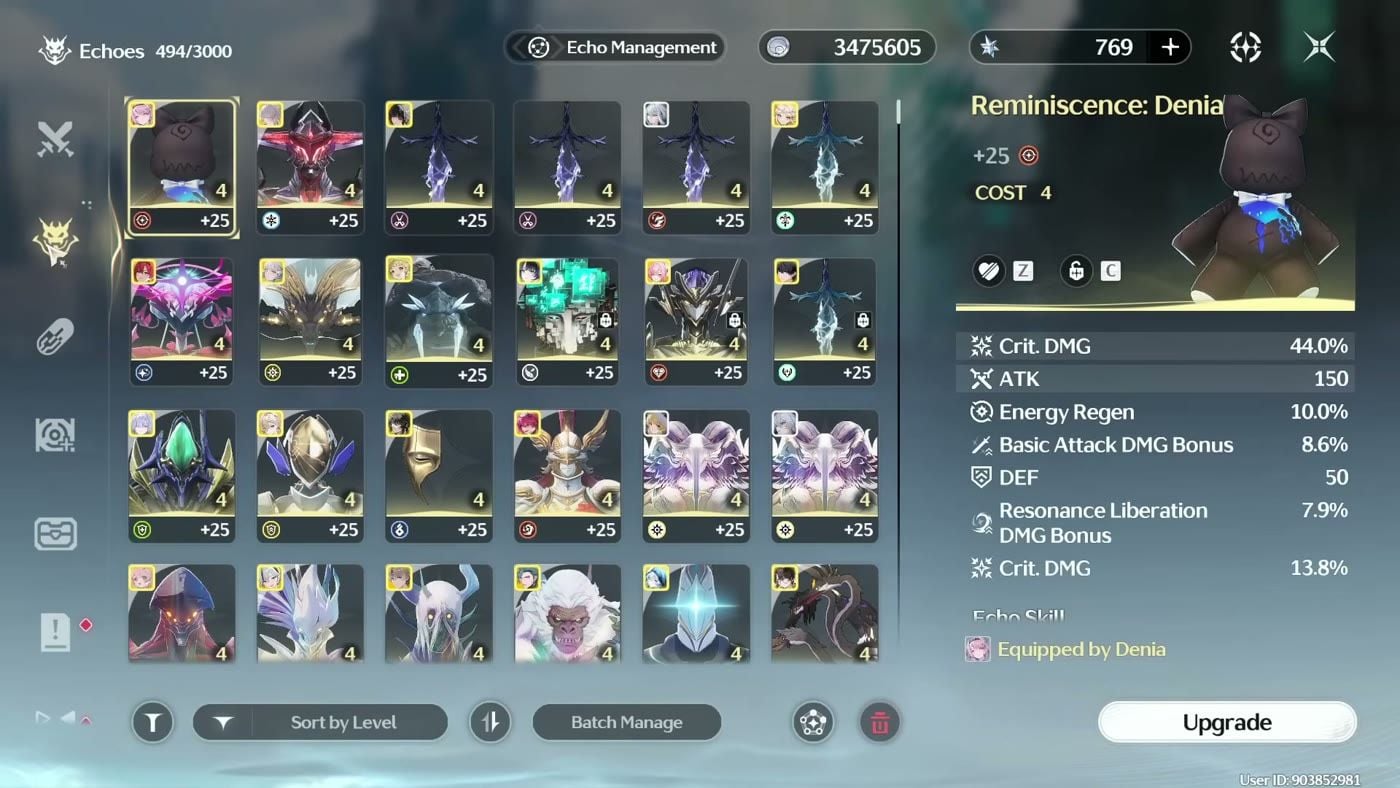 Wuthering Waves beginner mistakes Echo inventory upgrade resources