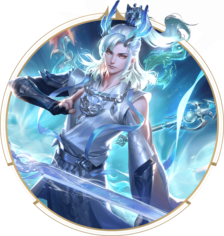 Honor of Kings Loong character using ultimate ability with enhanced range effects