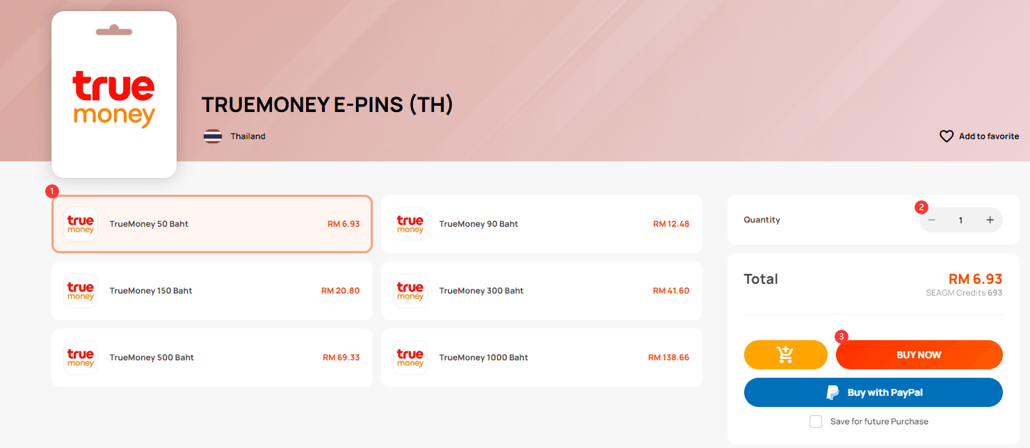 How to recharge TrueMoney e-Pins (TH)