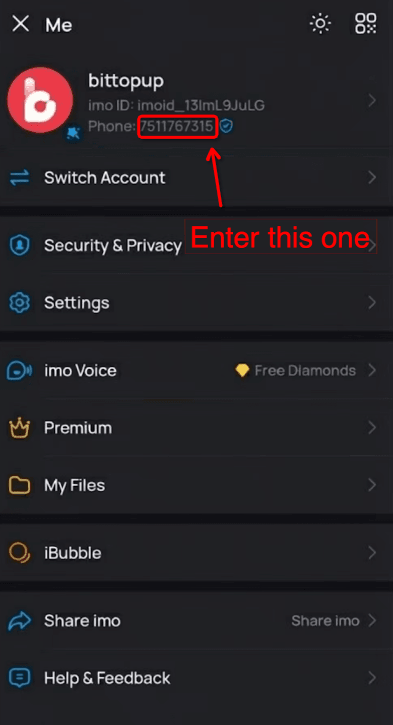 How to recharge إيمو (IMO)