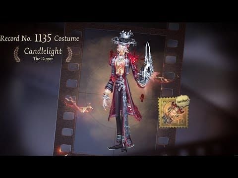 Identity V Ripper Candlelight S-tier costume artwork