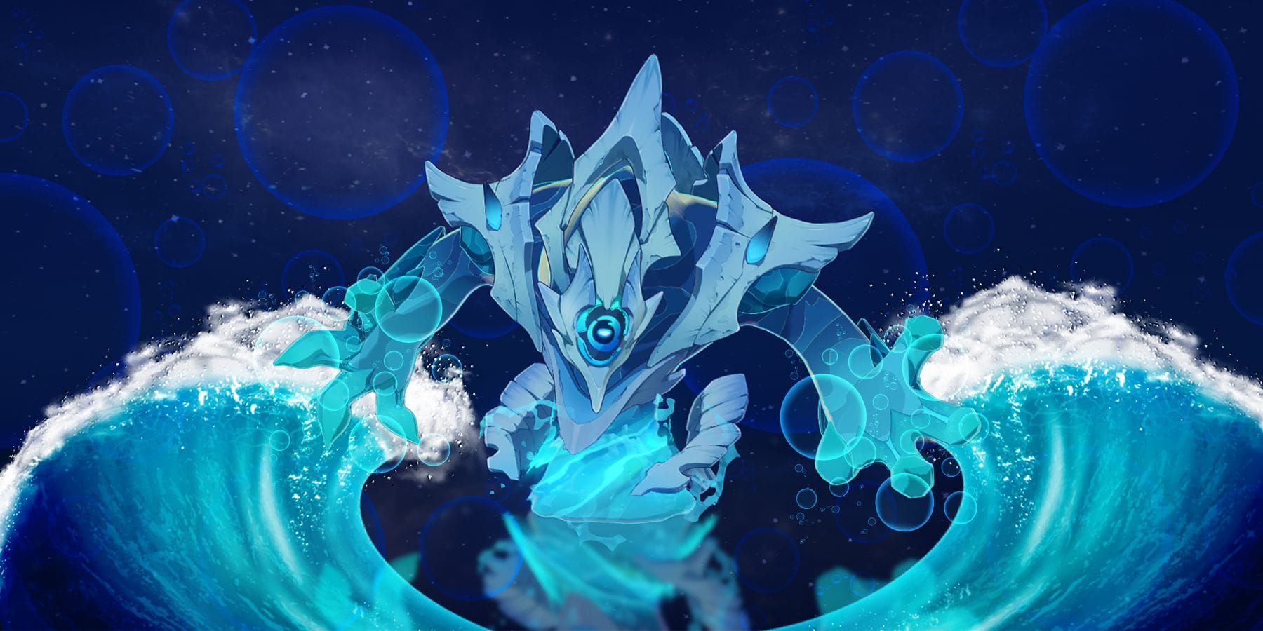 Hydro Tulpa boss battle in Genshin Impact Spiral Abyss