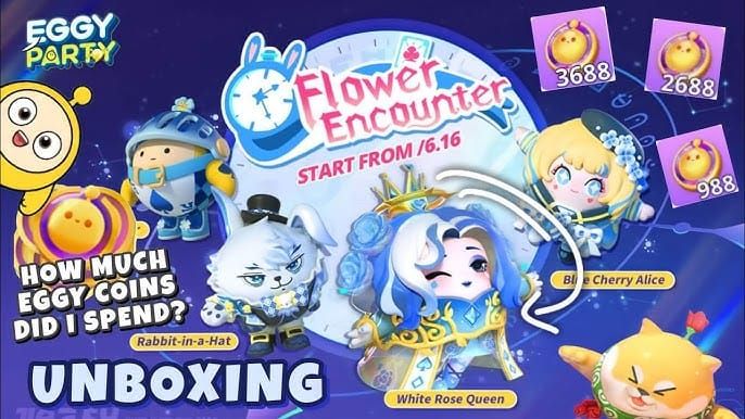 Eggy Party Reverie event cosmetics available for purchase with Eggy Coins