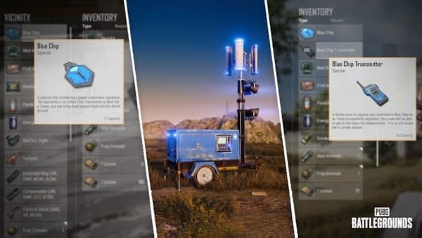 PUBG Mobile Recall System interface showing player revival mechanism