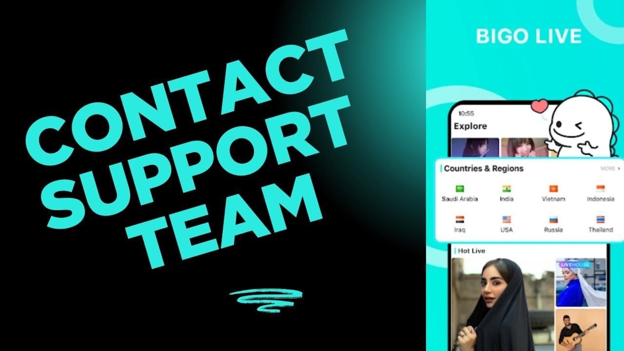 อินเทอร์เฟซแชทสนับสนุนลูกค้าในแอป Bigo Live