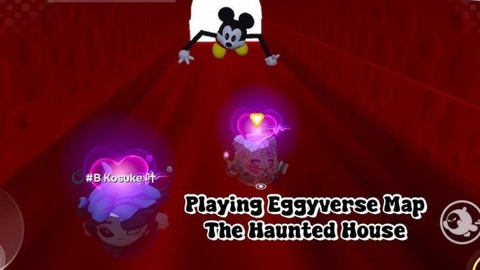 蛋仔派对废弃豪宅地图布局，显示了捉迷藏模式的战略位置和逃生路线