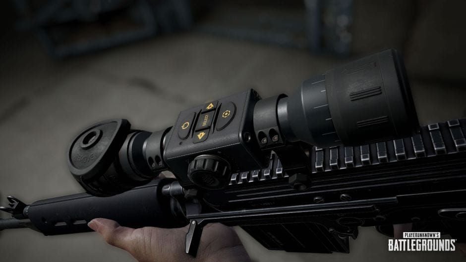 PUBG Mobile recommended weapon loadout for Spooky Soirée mode with thermal attachments