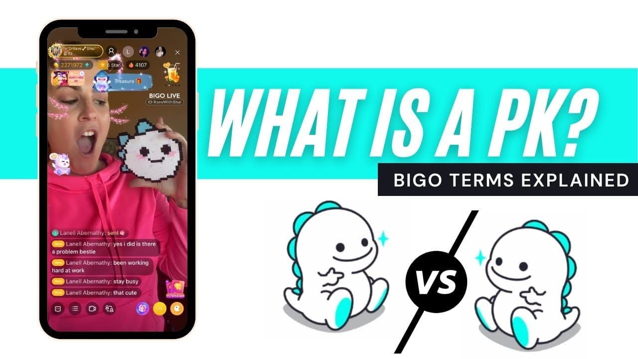 Interfaz de batalla PK de BIGO Live con reembolsos de regalos y temporizadores