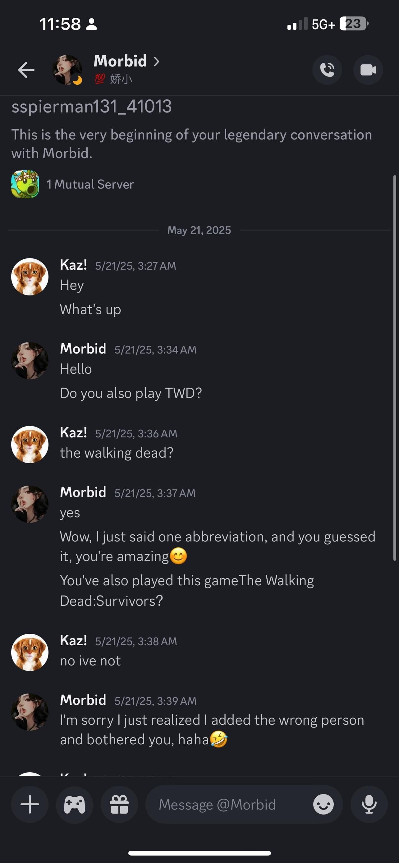 The Walking Dead Survivors in-game mail inbox with claimable system rewards