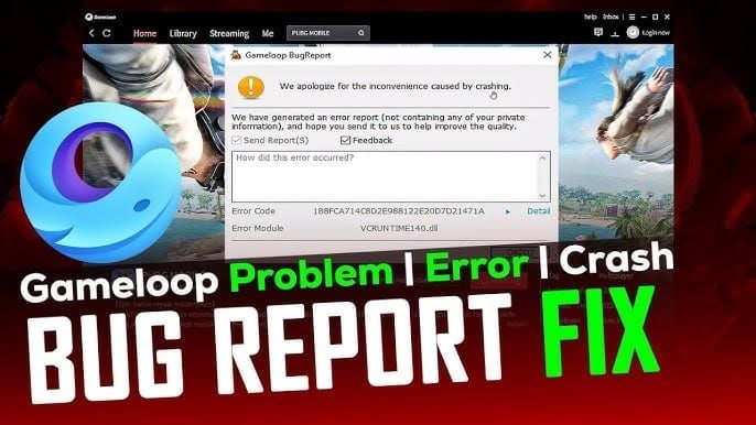 PUBG Mobile bug reporting interface for earning UC rewards