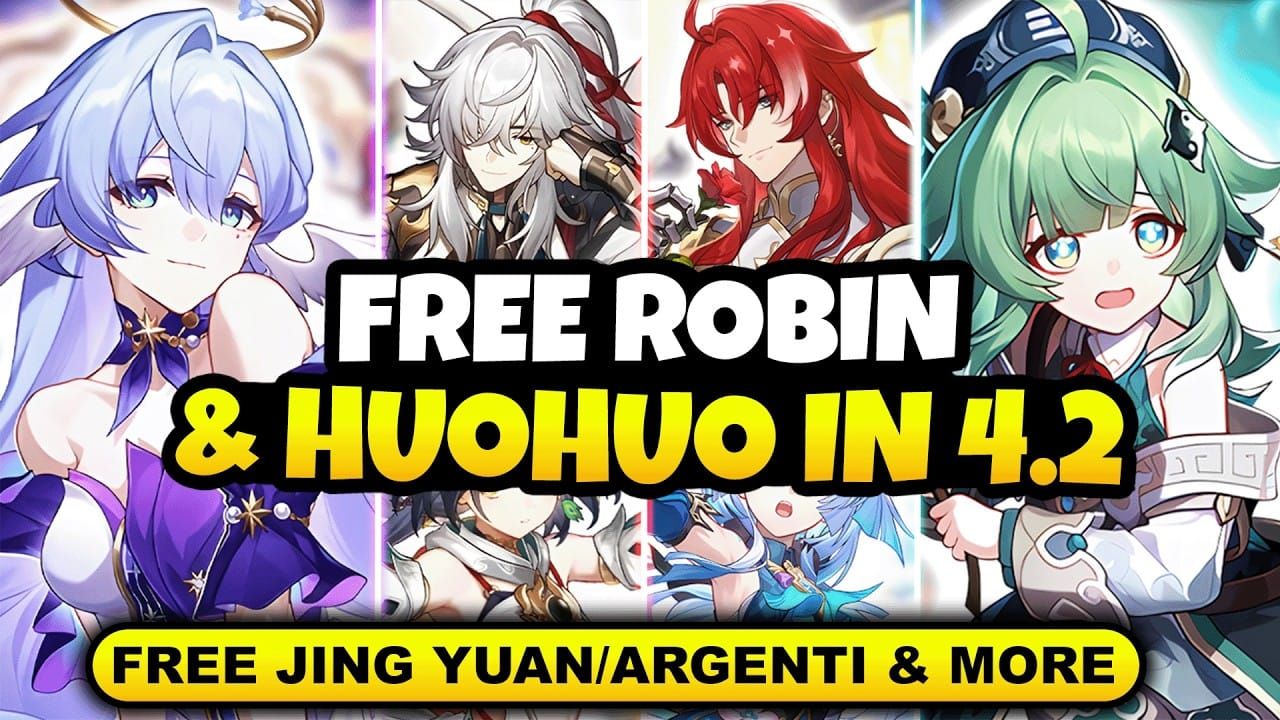 Comparativa de personajes Robin vs Huohuo para el selector del 3.er Aniversario de Honkai: Star Rail
