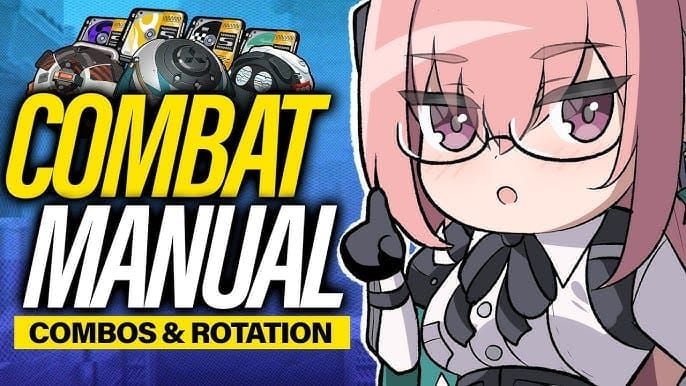 Combat guide showing Yanagi's basic attack sequence and stance switching rotation