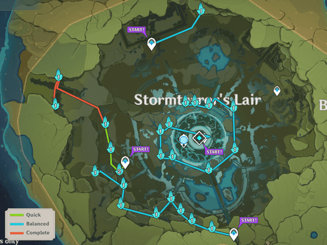 《原神》诺德-克莱快速刷取路线与安全刷取路线对比，包含时间和印记数据