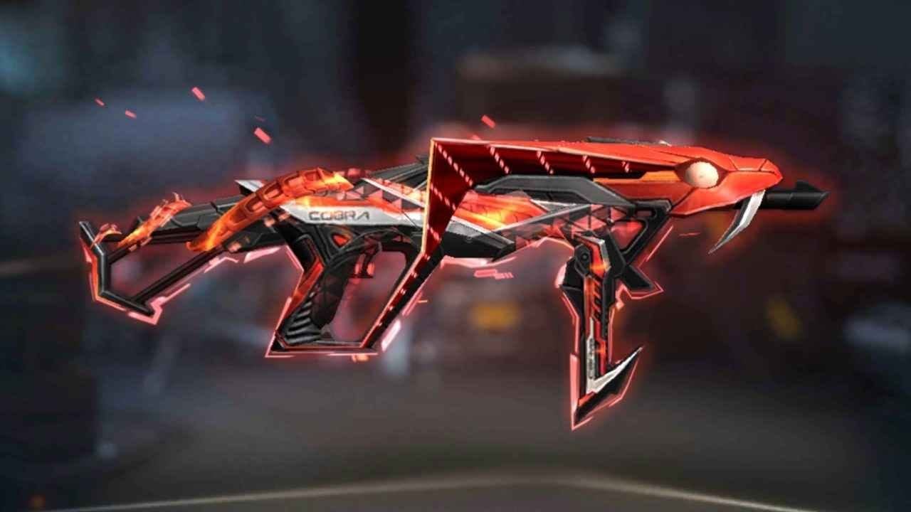 Skin senjata Evo Free Fire MP40 Predatory Cobra