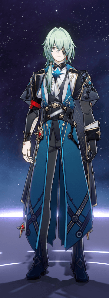Anaxa character from Honkai Star Rail with Wind Erudition path