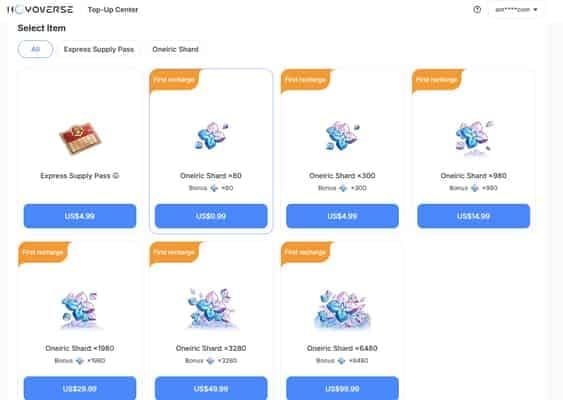 붕괴: 스타레일 열차 보급 허가증 vs 오네이릭 셔드 패키지 달러당 가치 비교