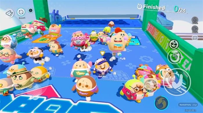 Example high-engagement Eggy Party custom map