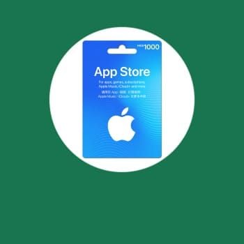 iPhone App Store interface voor het inwisselen van een iTunes Gift Card (HK)