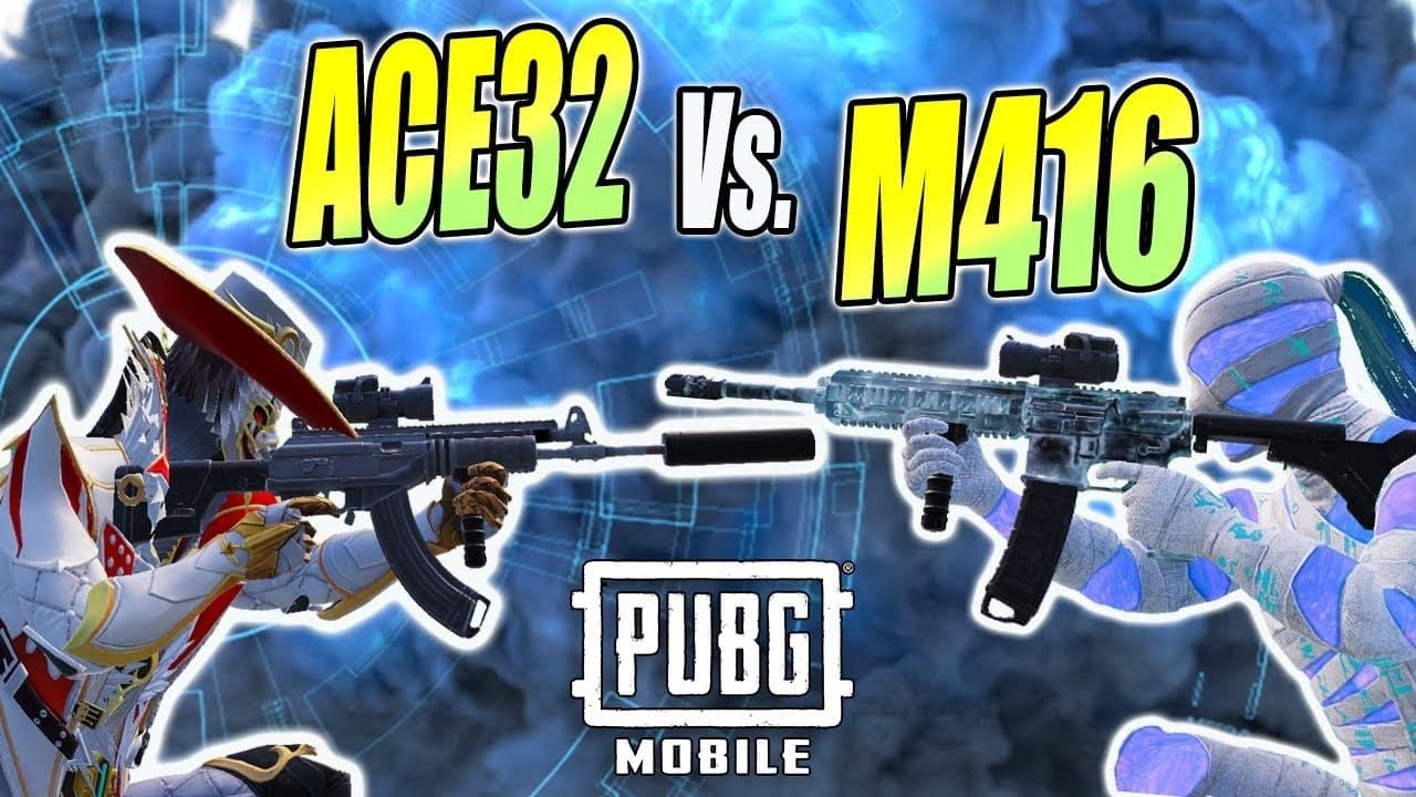 Perbandingan rekoil dan statistik PUBG Mobile Patch 4.1 M416 lawan ACE32