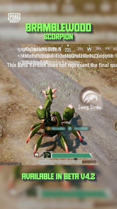 PUBG Mobile 4.2 荆棘蝎坐骑以 72 公里时速在地下潜行