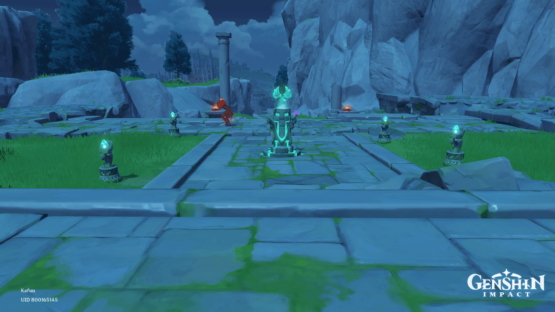 Genshin Impact Cecilia Garden domain interface showing weapon ascension materials