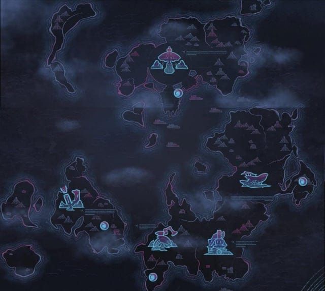 Genshin Impact 6.0 Nod-Krai region map showing Paha Isle, Lempo Isle, and Hiisi Island