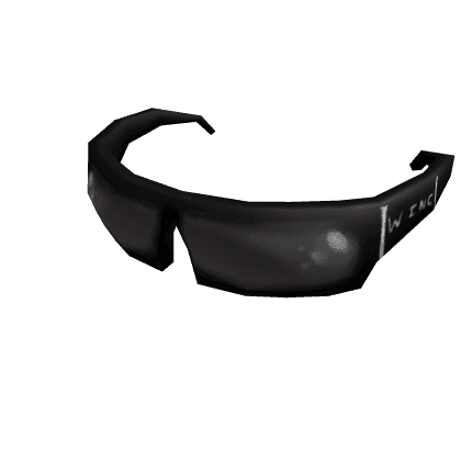 Roblox avatar vybavený designovými slunečními brýlemi W Inc.